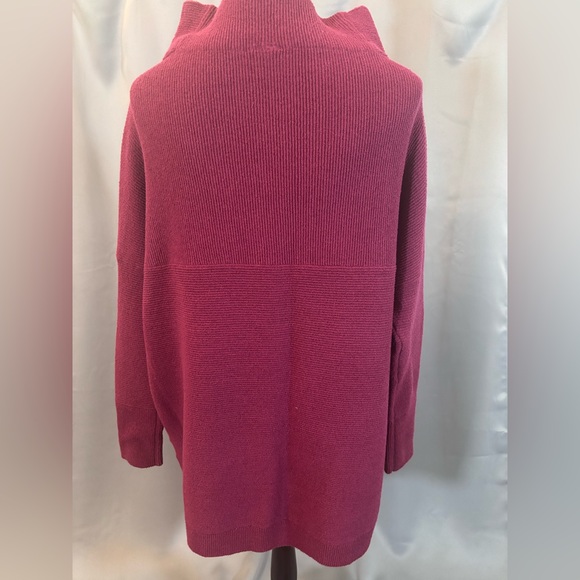 Free People Ottoman Slouchy Tunic, Pomegranate Wine, Size XS - Picture 4 of 6